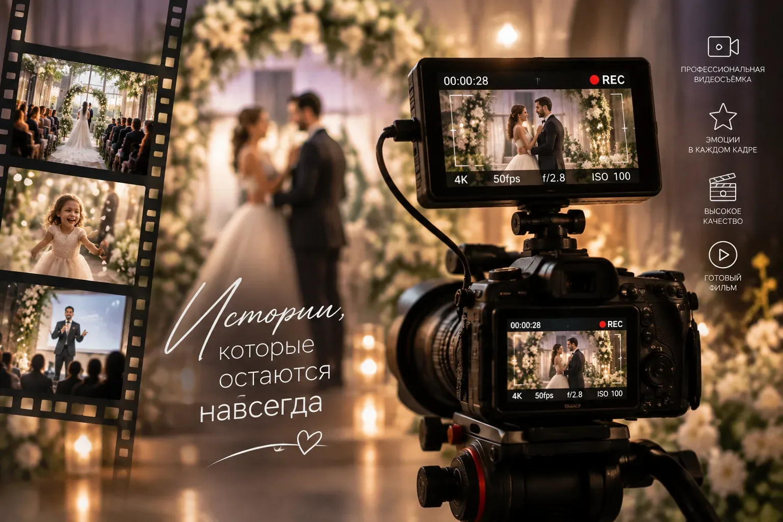 Видеосъёмка праздников и мероприятий — сохраните атмосферу вашего события